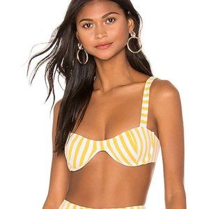 ONIA x WEWOREWHAT Sorrento Underwire Bikini Top Sz Medium